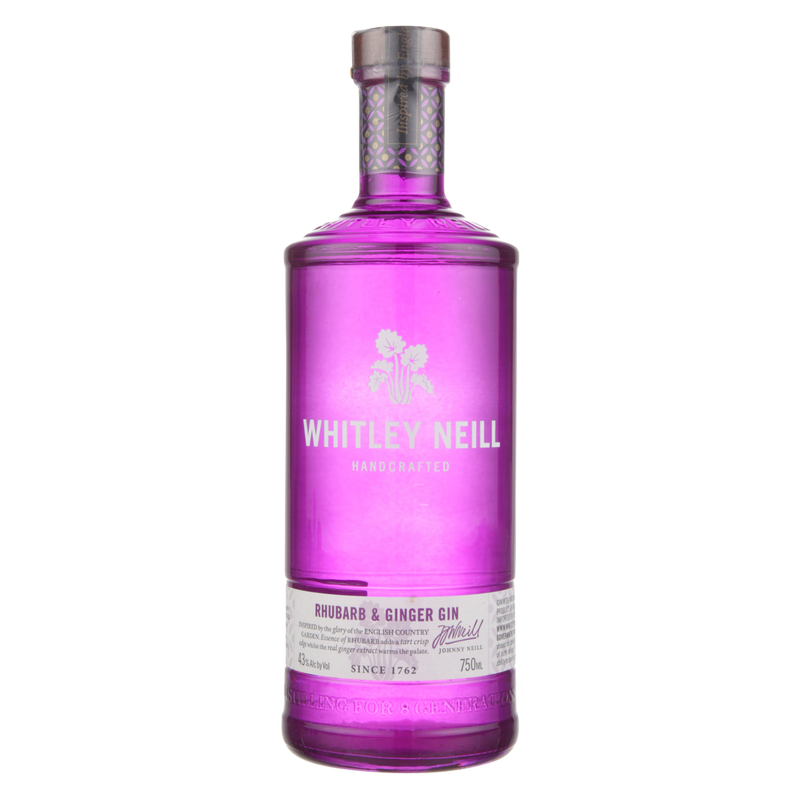 Whitley Neil Gin Rhubarb & Ginger 750 ml (80 proof)