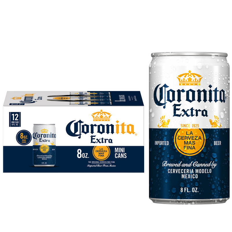 Corona Extra Coronita 12pk 8oz Can 4.6% ABV