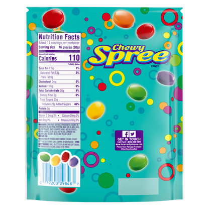 Spree Original Hard Candy, Resealable Bag, 12 oz