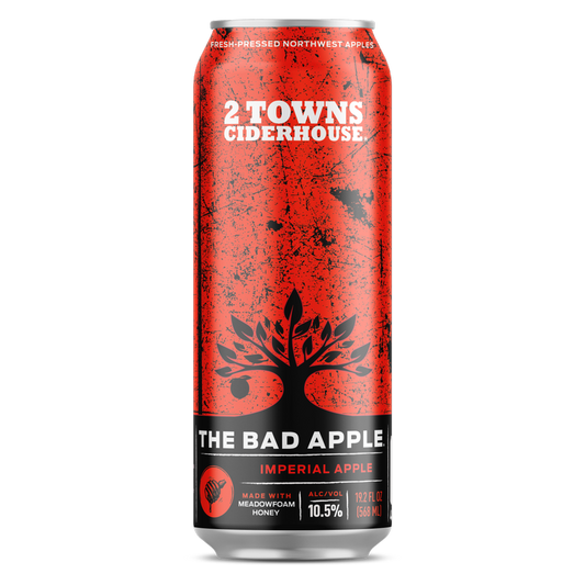 2 Towns The Bad Apple Cider 19.2oz Can