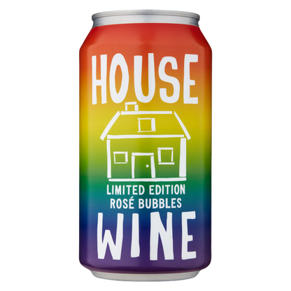 House Wine Rose Bubbles 355ml Can 12% ABV