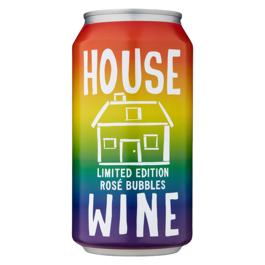 House Wine Rose Bubbles 355ml Can 12% ABV