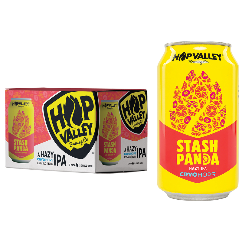 Hop Valley Stash Panda Hazy IPA 6pk 12oz Can 6.5% ABV
