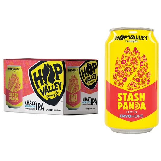 Hop Valley Stash Panda Hazy IPA 6pk 12oz Can 6.5% ABV