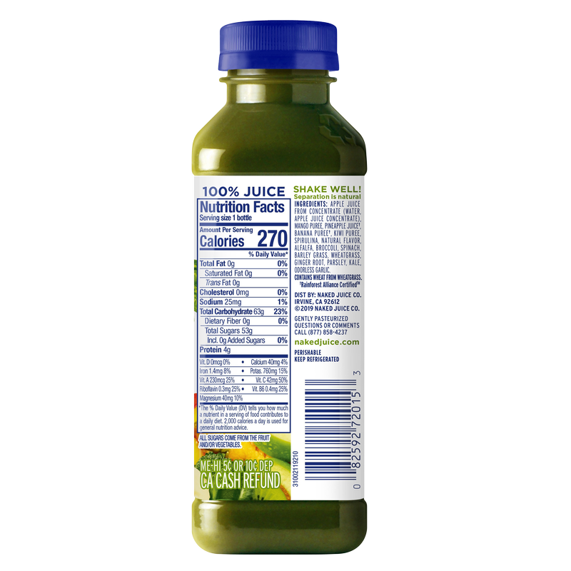 Naked Juice Green Machine Smoothie 15.2oz Btl