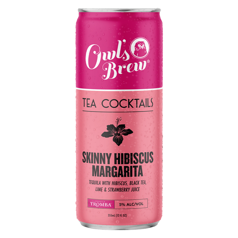 Owl's Brew Skinny Hibiscus Margarita 4pk 12oz Can 5% ABV