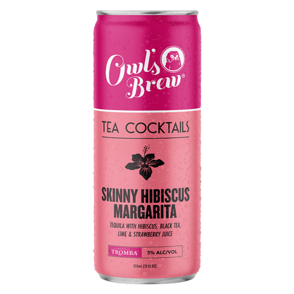 Owl's Brew Skinny Hibiscus Margarita 4pk 12oz Can 5% ABV