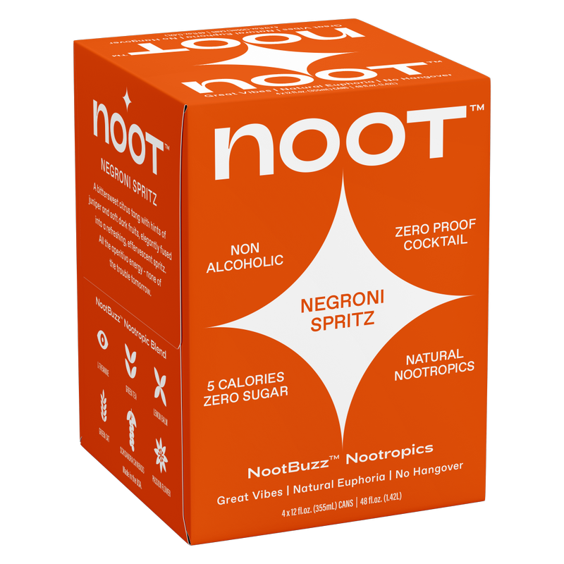 Noot Negroni Spritz Non-Alcoholic Cocktail 4pk 12oz Can