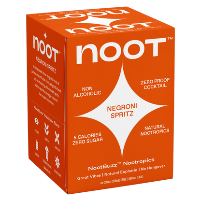 Noot Negroni Spritz Non-Alcoholic Cocktail 4pk 12oz Can