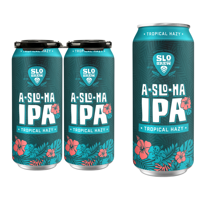 SLO Brewing A-SLO-HA IPA 4pk 16oz 6.5% ABV