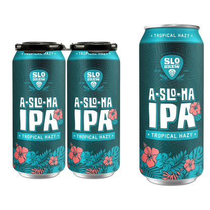 SLO Brewing A-SLO-HA IPA 4pk 16oz 6.5% ABV