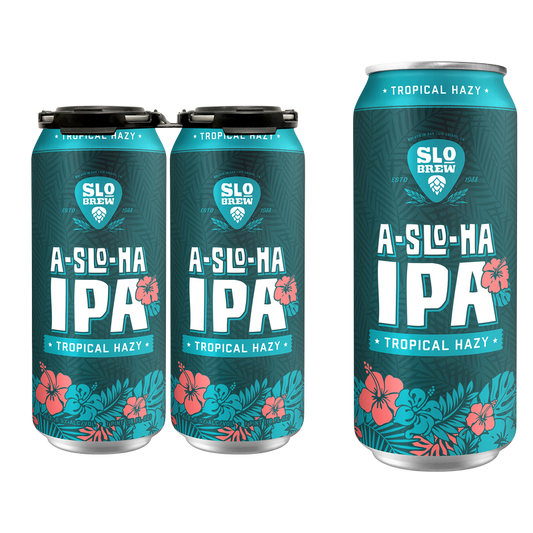 SLO Brewing A-SLO-HA IPA 4pk 16oz 6.5% ABV