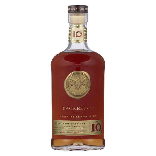 Bacardi Gran Reserva 10 Year Rum 750 ml