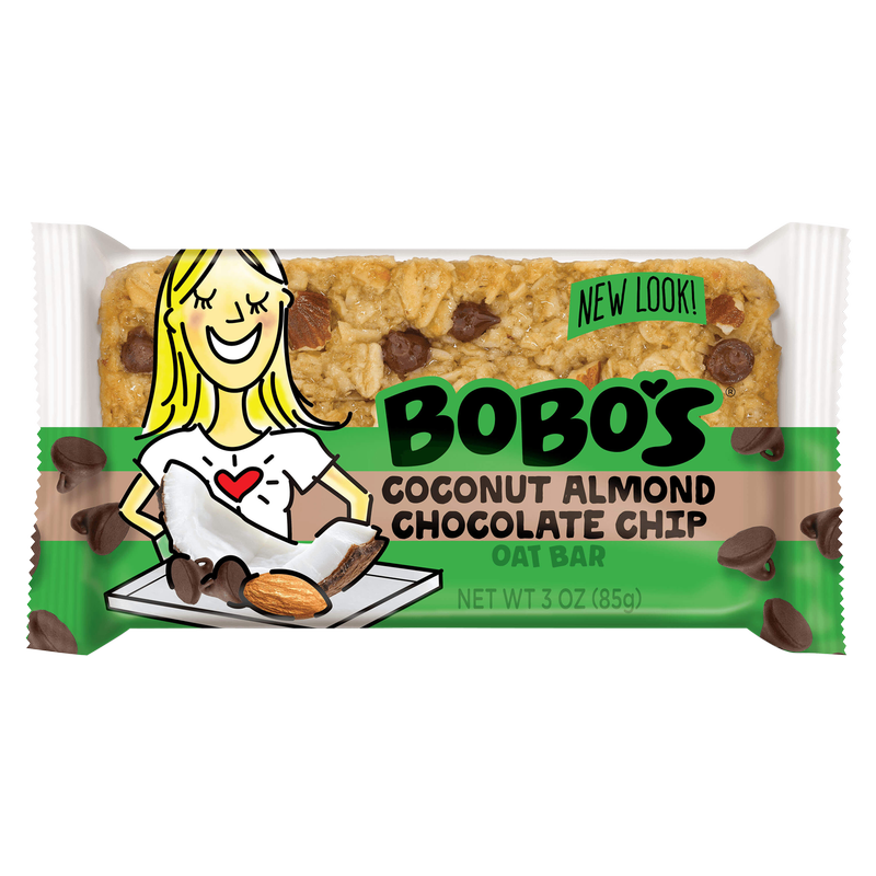 Bobo's Coconut Almond Chocolate Chip Oat Bar 3oz