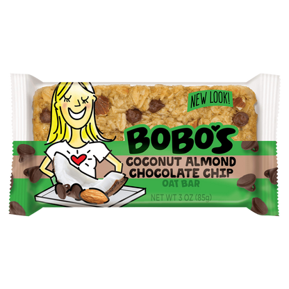Bobo's Coconut Almond Chocolate Chip Oat Bar 3oz