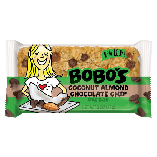 Bobo's Coconut Almond Chocolate Chip Oat Bar 3oz