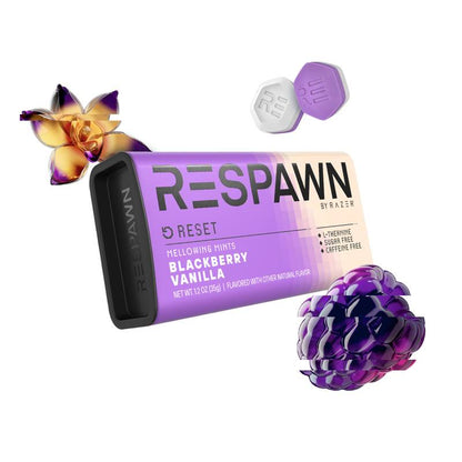5 Gum Respawn Blackberry Vanilla Mints, 1oz