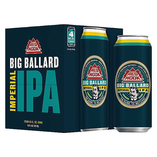 Redhook Brewery Big Ballard Imperial IPA 4pk 16oz Can