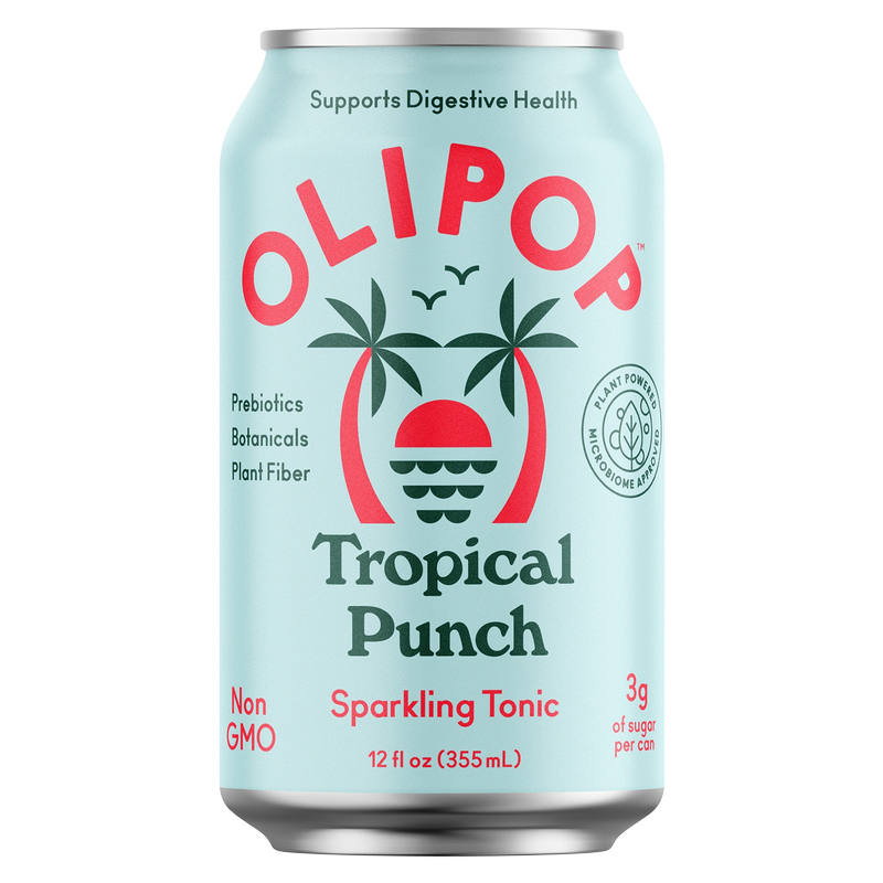 OLIPOP Tropical Punch 12 oz