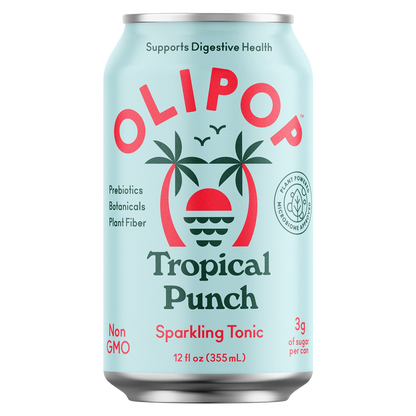 OLIPOP Tropical Punch 12 oz
