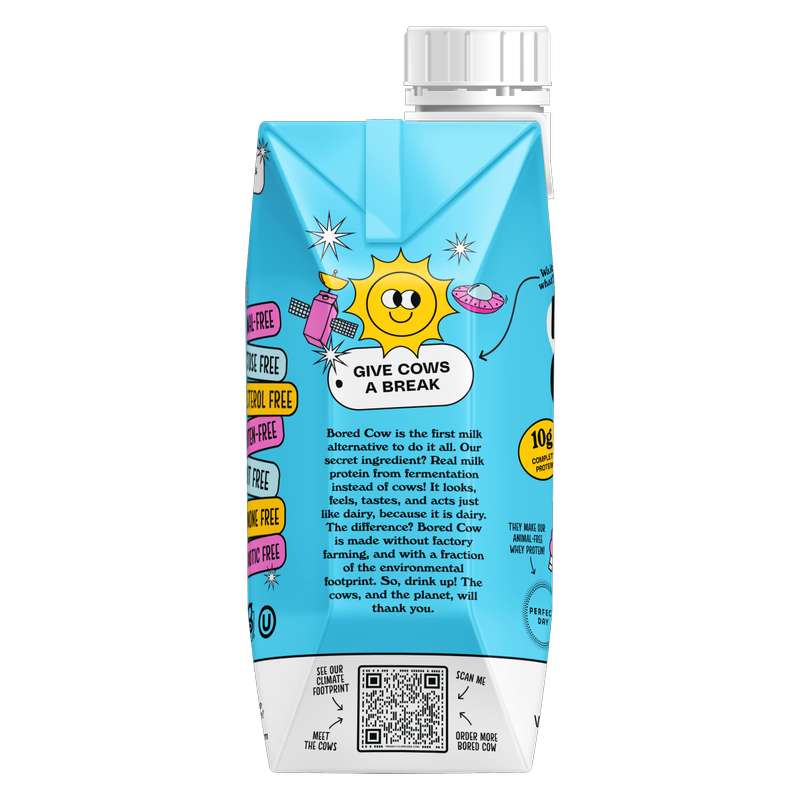 Bored Cow Animal-free Dairy Milk Vanilla 11oz Ctn