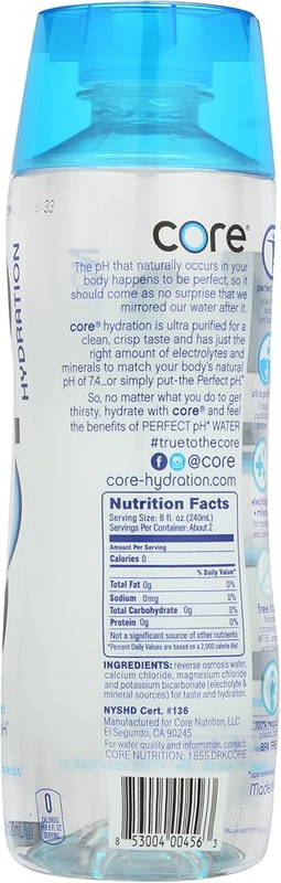 Core Hydration Nutrient Enhanced Water .5L Btl