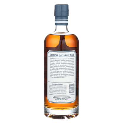 Westland American Oak Single Malt Whiskey 750ml