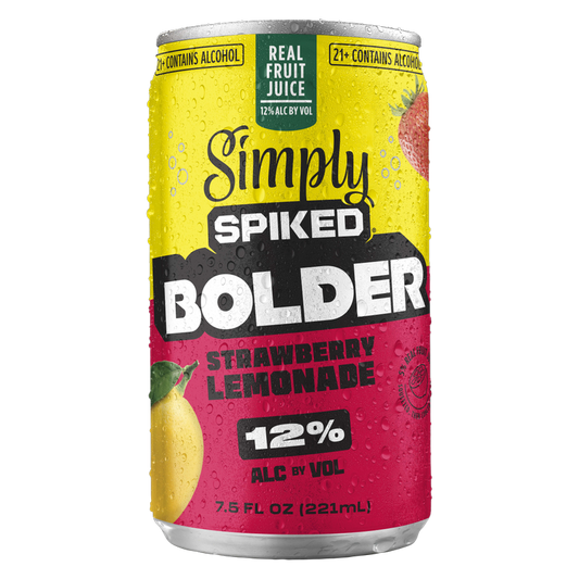 Simply Spiked Bolder Strawberry Lemonade 7.5oz Can 12%ABV