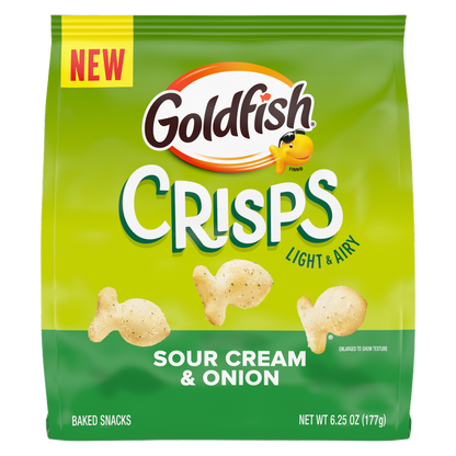 Goldfish Crisps Sour Cream & Onion 6.25oz