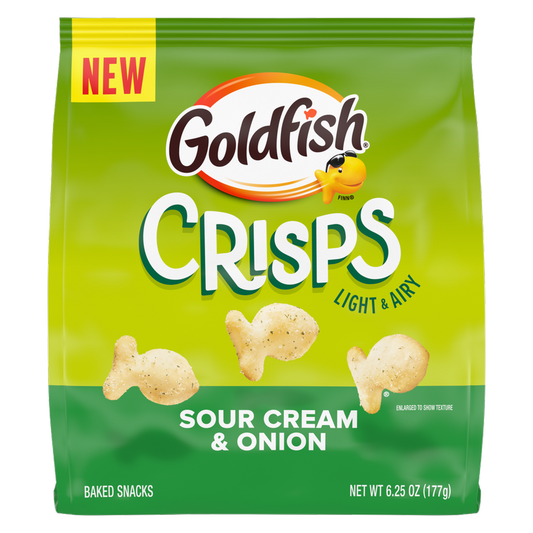 Goldfish Crisps Sour Cream & Onion 6.25oz