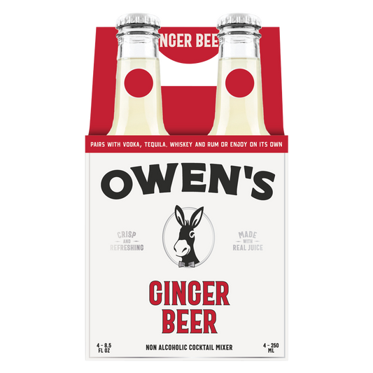 Owen's Ginger Beer & Lime 4pk 250ml Btl