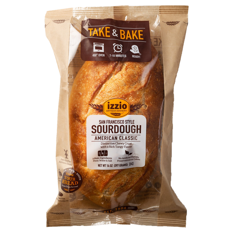 Izzio Artisan Bakery San Francisco Style Sourdough 14oz
