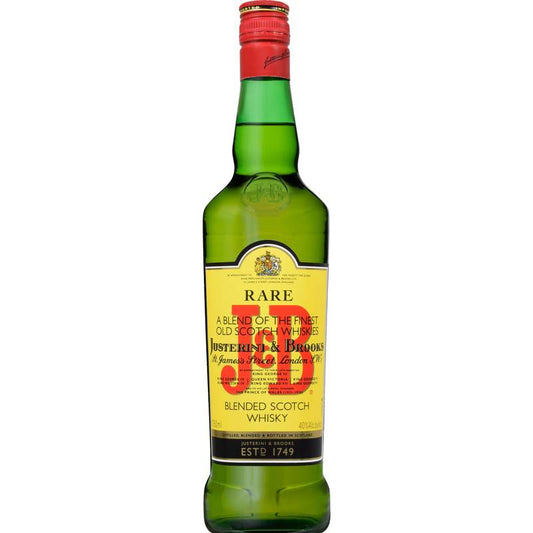J&B Blended Scotch Whiskey 750ml (80 Proof)