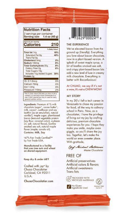 CHUAO BACONLUXIOUS BAR (2.8 OZ)