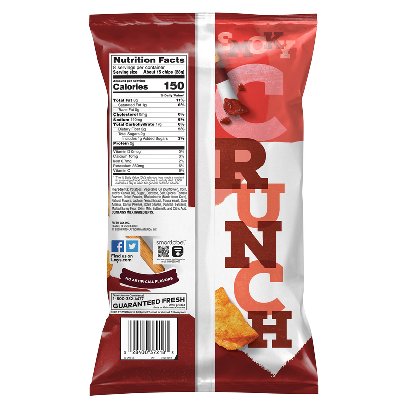 Lay's Kettle Cooked Mesquite BBQ Potato Chips 8oz