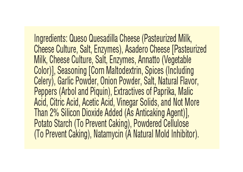 Sargento Shredded Blend with Cholula - 7oz