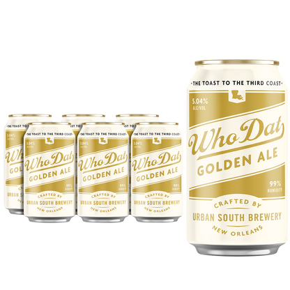 Urban South Who Dat Golden Ale 6pk 12oz Can 5.04% ABV