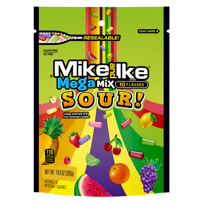 Mike & Ike Mega Mix Sour 10oz