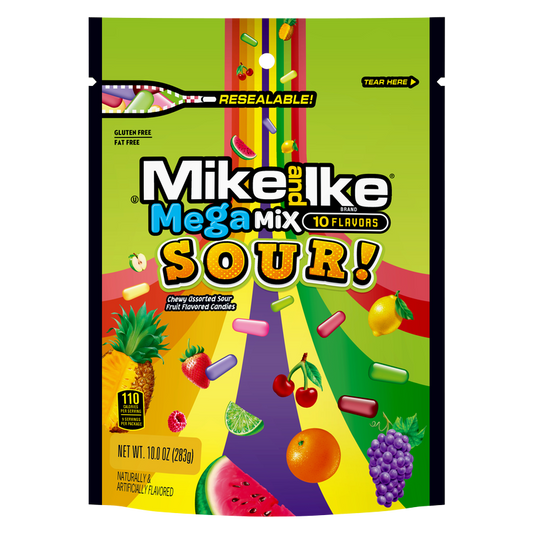 Mike & Ike Mega Mix Sour 10oz