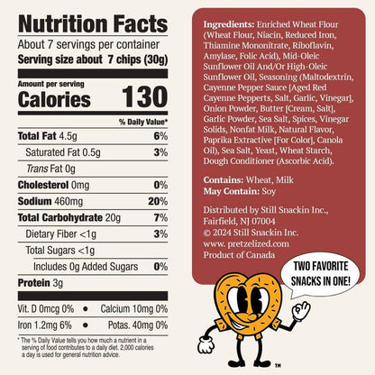 PRETZELIZED™ Pita Chips Buffalo, 7oz