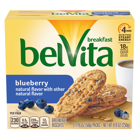 belVita Blueberry Breakfast Biscuits 5ct 8.8oz