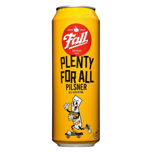 Fall Brewing Plenty For All Pilsner 19.2oz Can