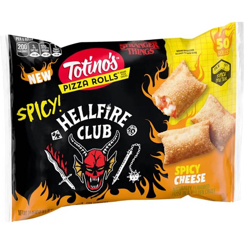 Totino's Frozen Spicy Cheese Pizza Rolls, 24.46oz.