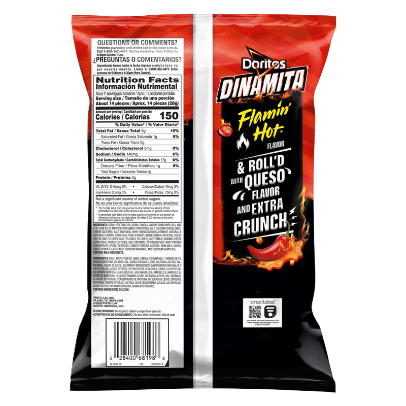 Doritos Dinamita Flamin' Hot Queso 10.75oz