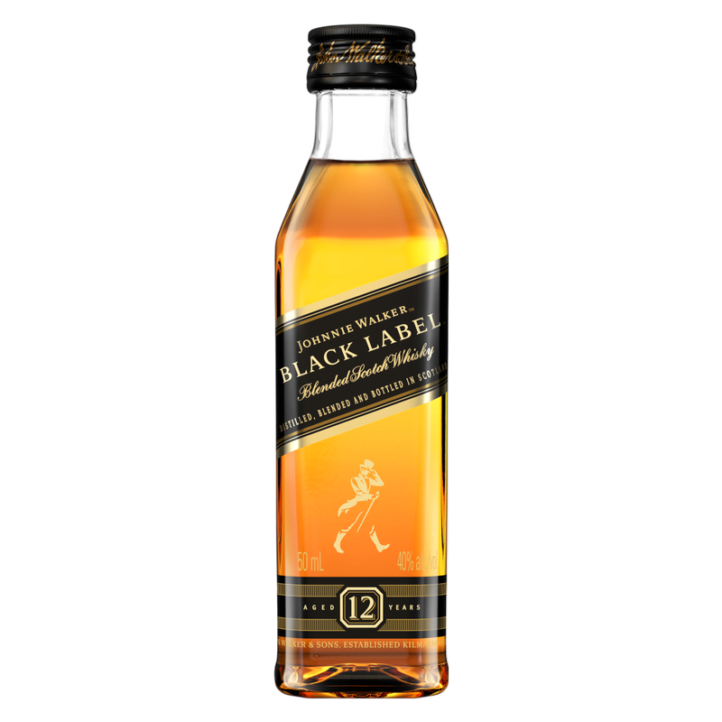 Johnnie Walker Black Label Scotch 50ml (80 Proof)