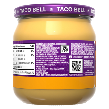 Taco Bell Mild Salsa Con Queso Cheese Dip, 15oz.