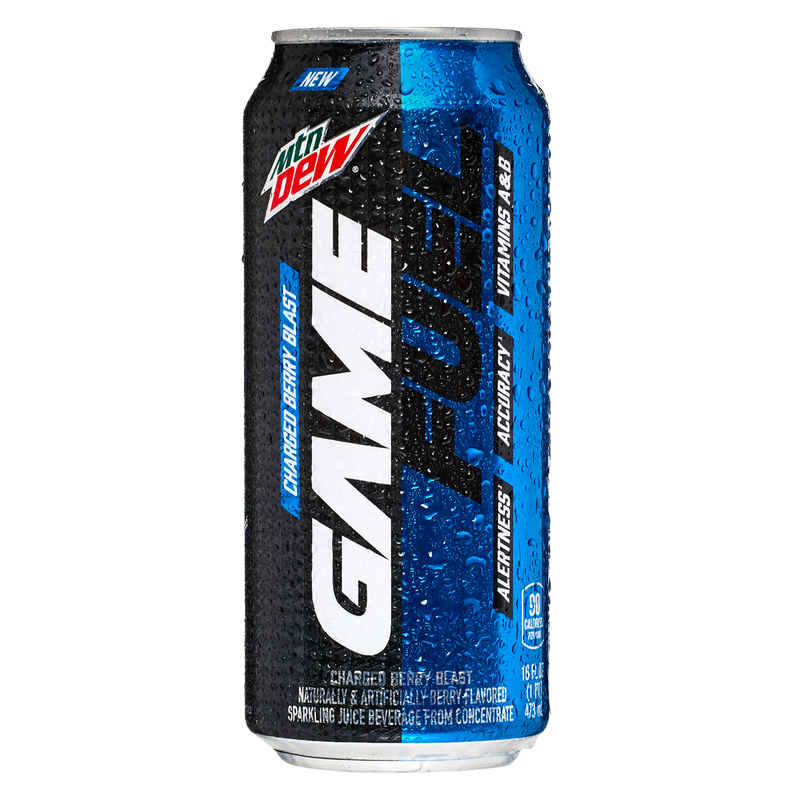 Mountain Dew Charged Berry Blast 16oz Btl