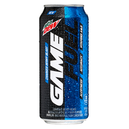 Mountain Dew Charged Berry Blast 16oz Btl