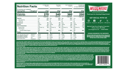 Krispy Kreme Assorted St. Patrick's Day Doughnuts - 6ct