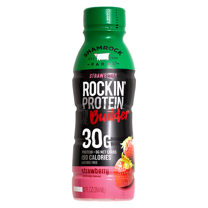 Shamrock Farms Rockin' Protein Builder Strawberry 12oz